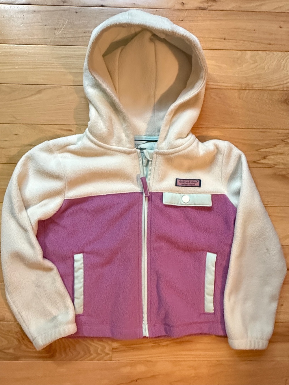 Vineyard Vines Boxy Harbor Fleece Jacket Size 7